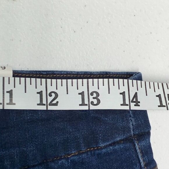 Tribal Jeans 6 Audrey Mid Rise Slim Capri Pull on Dark Wash Inseam 17" New NWT - Picture 4 of 10